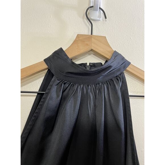 Frame Satin Silk Y2K Shirred Halter Top L Minimal Sophisticated Whimsigoth Fairy - Picture 3 of 13